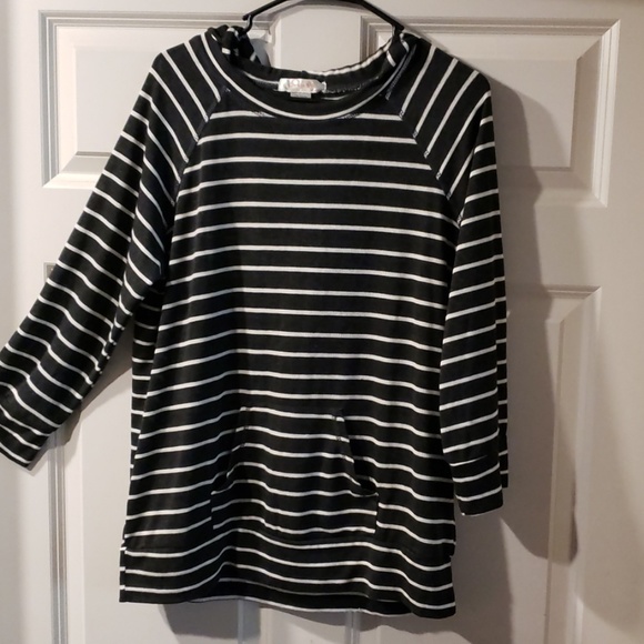 la vie 89 Tops - 3/$12 NWT striped hooded top